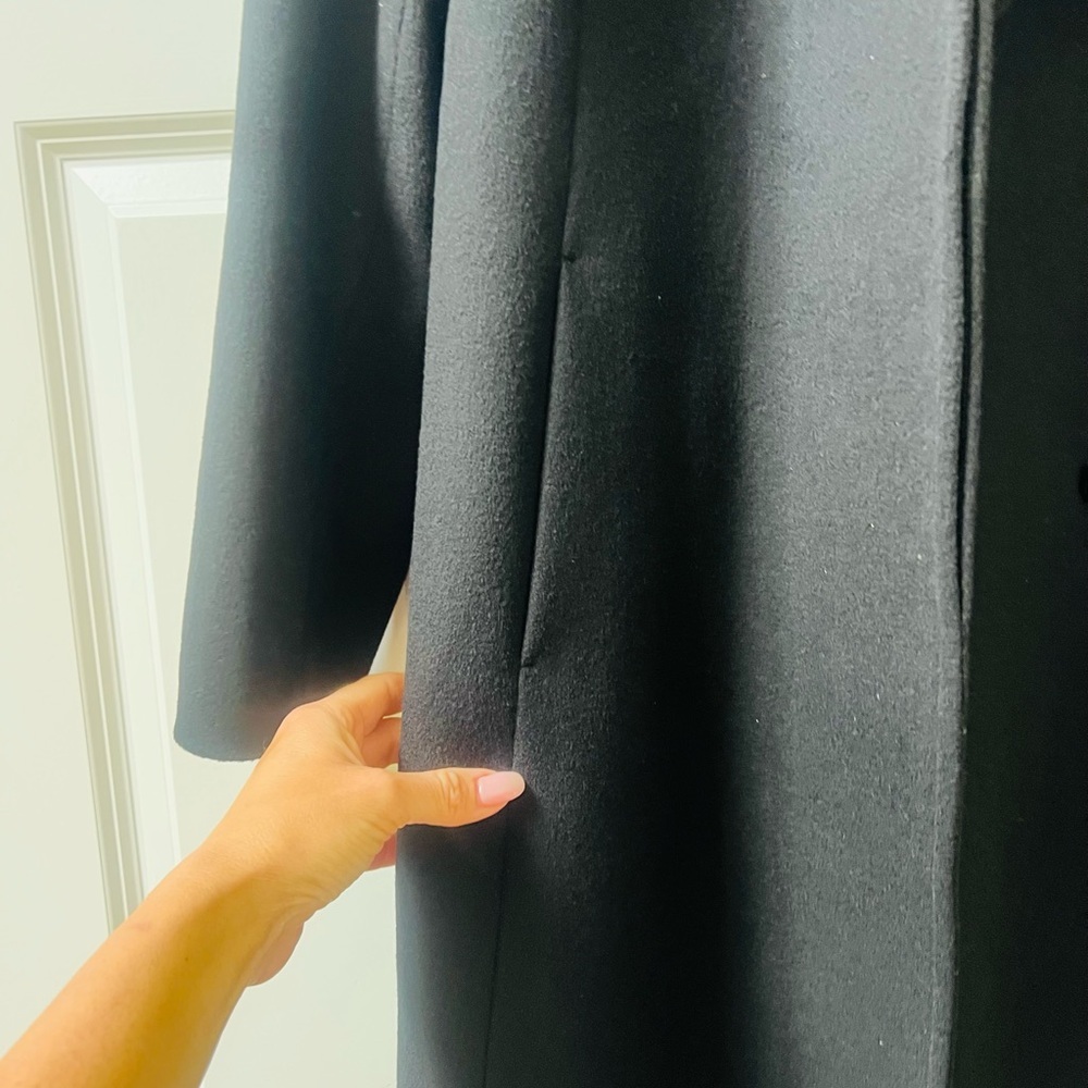 Cinzia Rocco like new stunning Black Double-Breasted virgin wool Coat - Picture 4 of 12